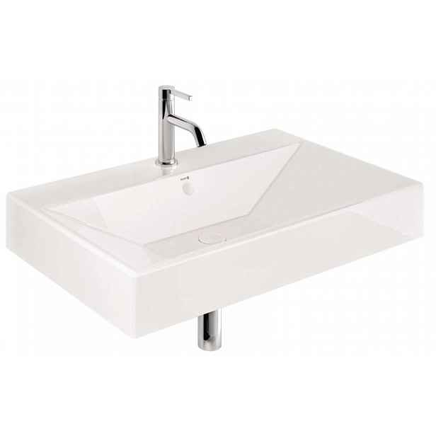 Kludi Resa - Umyvadlo 81x51 cm, s přepadem, s otvorem pro baterii, lesklá bílá 59WW8143