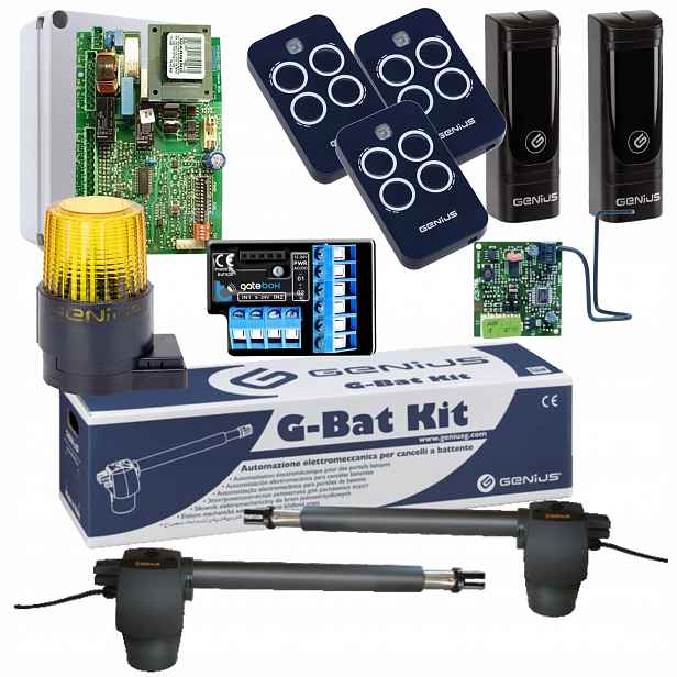 Genius G-BAT300+ Modul WiFi Lampa+ Pilot 3ks pohon dvoukřídlé brány