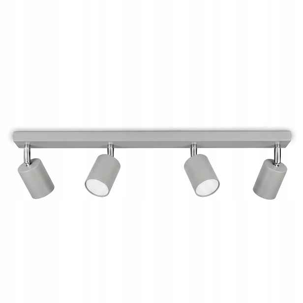 Stropní Svítidlo Lustr Stropní Svítidlo Tuby Metal Spot BG4 Led GU10 Urban Gray