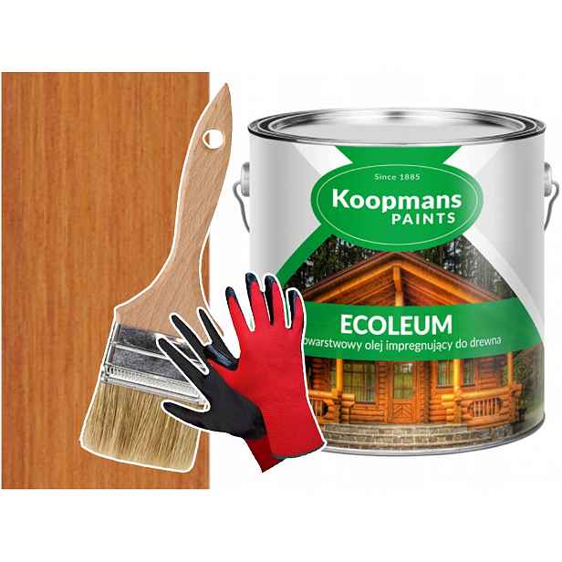 Olej na dřevo Fasády Asfaltový Šindel Ecoleum Mahagon 10L