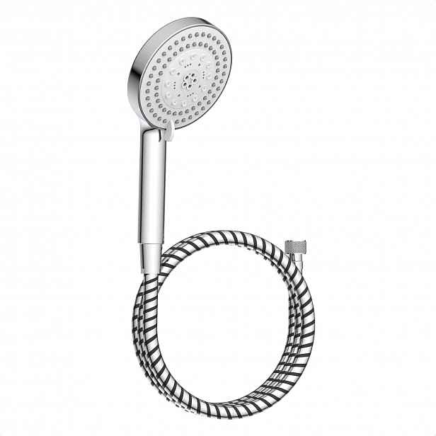Sprchový set bez baterie PARMA, chrom/černá (DX5081C)