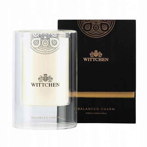Velká elegantní sójová svíčka Wittchen Balanced Charm 1-HC-105-TB