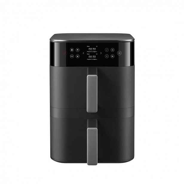 Xiaomi - Chytrá horkovzdušná fritéza Dual Zone, objem 12 l, černá 6932554444709