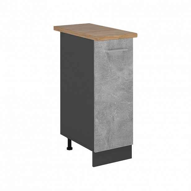Vicco LÉKÁRNIČKOVÁ SKŘÍŇKA R-Line Beton 30 cm , PD Dub