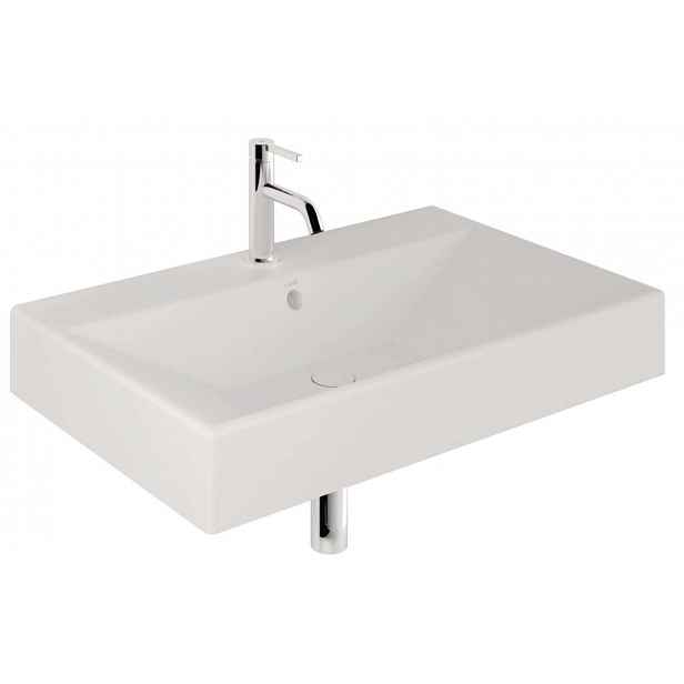 Kludi Resa - Umyvadlo 81x51 cm, s přepadem, s otvorem pro baterii, matná bílá 59WW8153