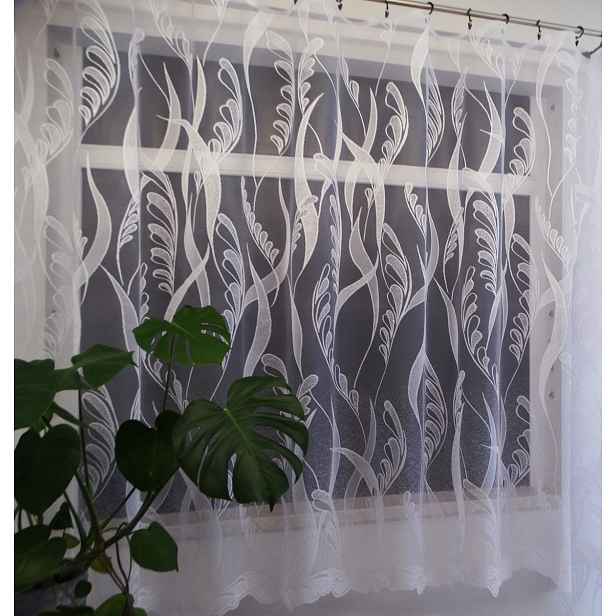 Mg Záclona 125/091 Bílá 360x180 cm Hotová S Páskou K