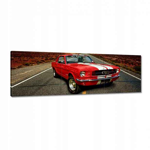 Obrazy 120x40 Ford Mustang Dálnice