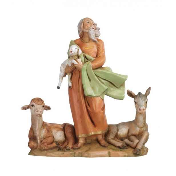 Pastýř Se Zvířaty – Pro Figurky 12 CM, Italská Společnost Fontanini, Limitace 2009