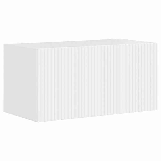 vidaXL TV wall cabinet 60 x 31 x 29,5 cm Lesklá Bílá Kompozitní dřevo