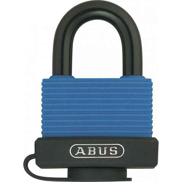 Visací Zámek Abus Mosazný S Plastovým Povrchem 70IB/50 55MM Modrý