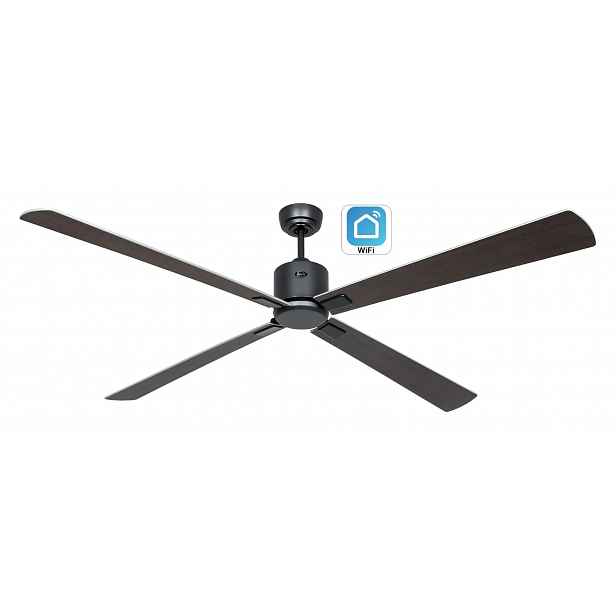 CasaFan 952411W Eco Neo III WiFi, stříbrná a wenge, stropní ventilátor