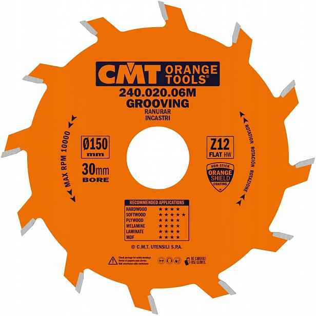 Cmt Drážkovací pila Z12 150x35x2,0 mm