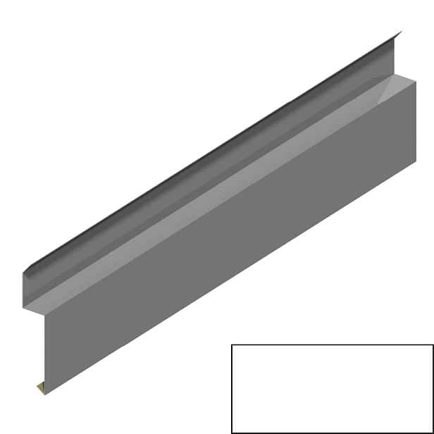 Dilatační lišta RS138A-90 SP 25 RAL 9010 bílá