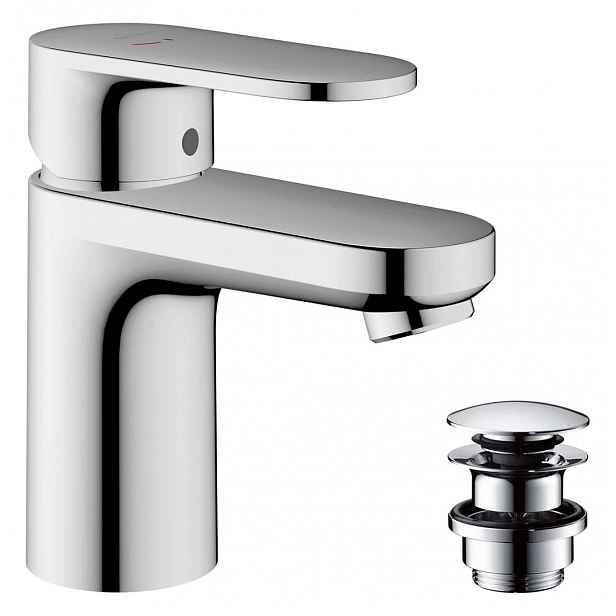 Hansgrohe Vernis Blend - Umyvadlová baterie s výpustí Push-Open, CoolStart, chrom 71598000