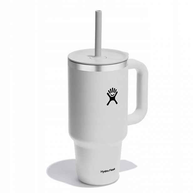 Termohrnek Hydro Flask All Around Travel 950 ml Bílý s držadlem