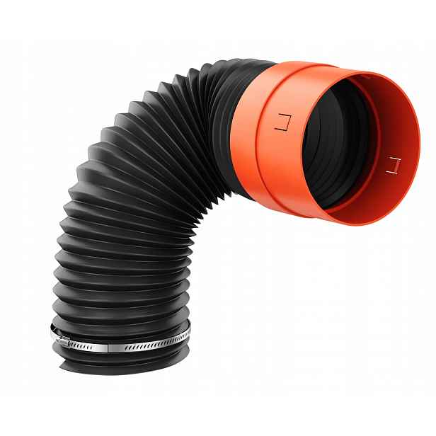 Trubka 100 cm pro ventilační krb KronoFlex 150 mm