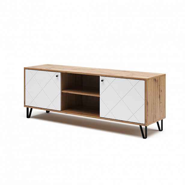 Vicco NÍZKÝ NÁBYTEK POD TELEVIZI Nizza Řemeslný dub 150 x 55.2 cm