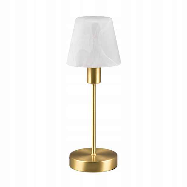 Stolní lampa Luis II Zlato-Bílá Moderní Světlo E14 Trio