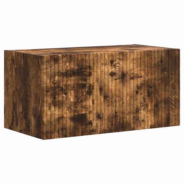 vidaXL TV wall cabinet 60 x 31 x 29,5 cm Kouřový dub Kompozitní dřevo