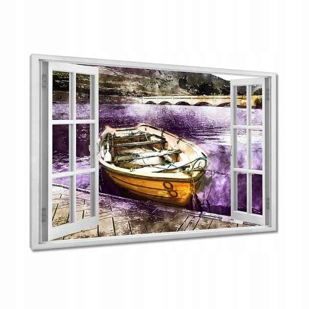 Obrazy 90x60 Rybářská loď Loď
