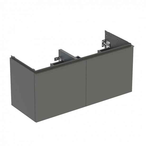 Geberit Acanto - Umyvadlová skříňka, 118x54x48 cm, 2 zásuvky, lávová 503.007.JK.1