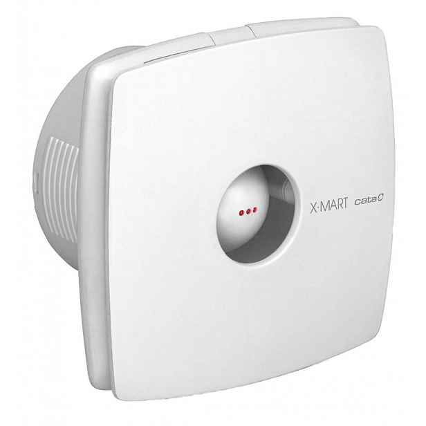 Sapho Cata X-Mart - Koupelnový ventilátor axiální X-MART 12, 20W, potrubí 120 mm, bílá 01020000