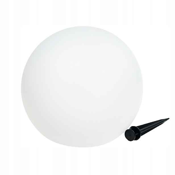 TG45639 Solární Led Zahradní Lampa Kula Bílá Rgb 20 cm