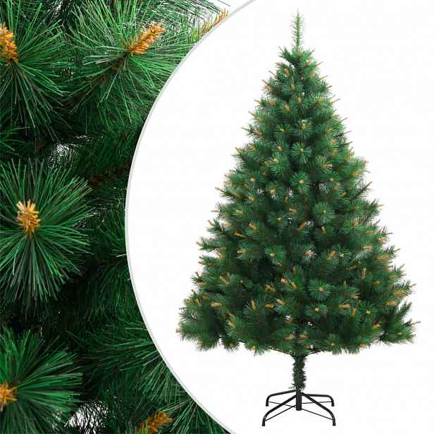 vidaXL Umělý sklápěcí vánoční stromek se stojanem 150 cm