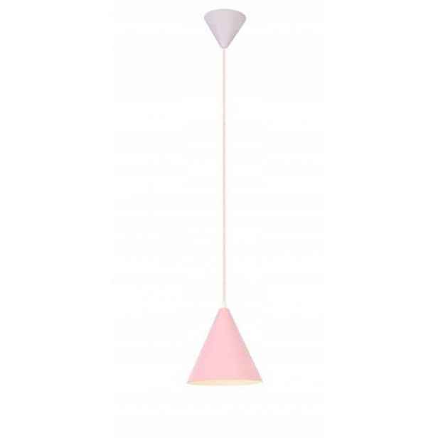 Růžová závěsná lampa 110 cm E27 40W Voss Ledea