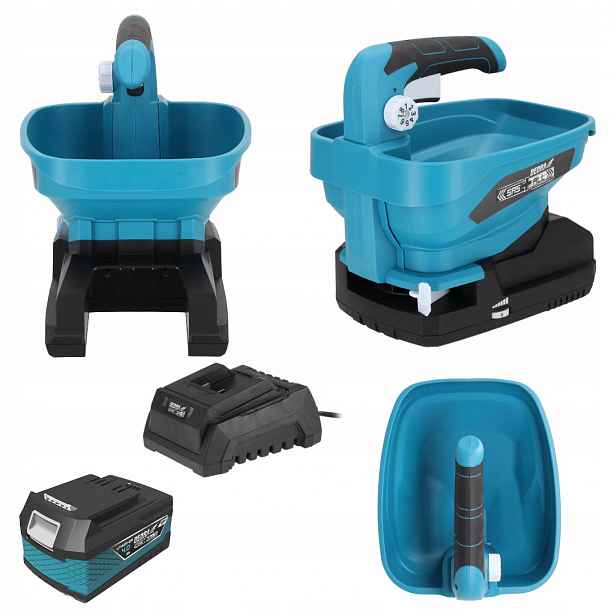 Set Akumulátorový secí stroj 18V, Dedra DED6980 4AH DED7034 Nabíječka