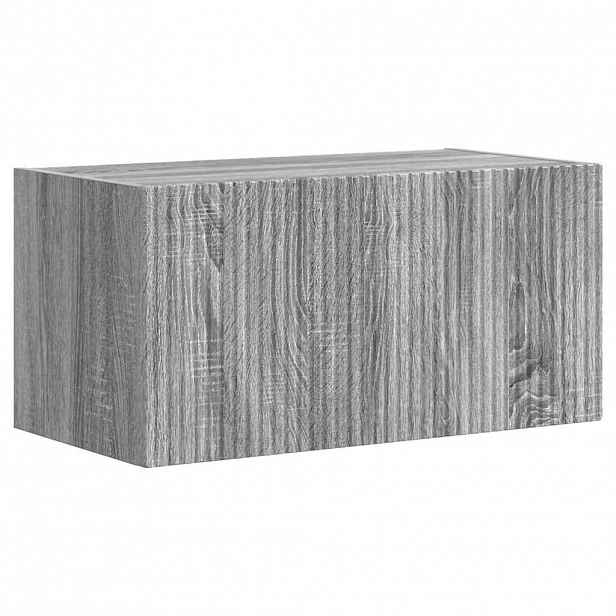 vidaXL TV wall cabinet 60 x 31 x 29,5 cm Šedá Sonoma Kompozitní dřevo