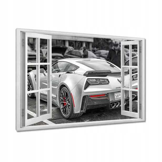 Obrazy 90x60 Corvette Sport Car