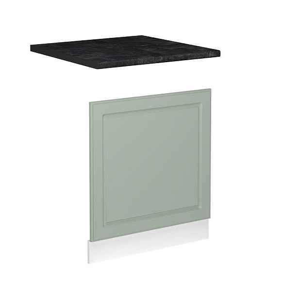Vicco PŘEDNÍ PANEL R-Line, Mint venkovský dům/Bílá, 60 cm pracovná doska antracitová