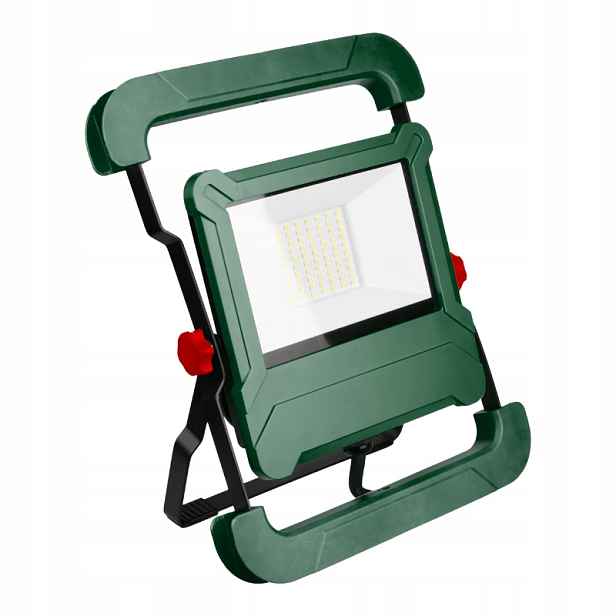Led zářič 50W s kabelem, zelený, nastavitelný, IP54 4500lm Dpm