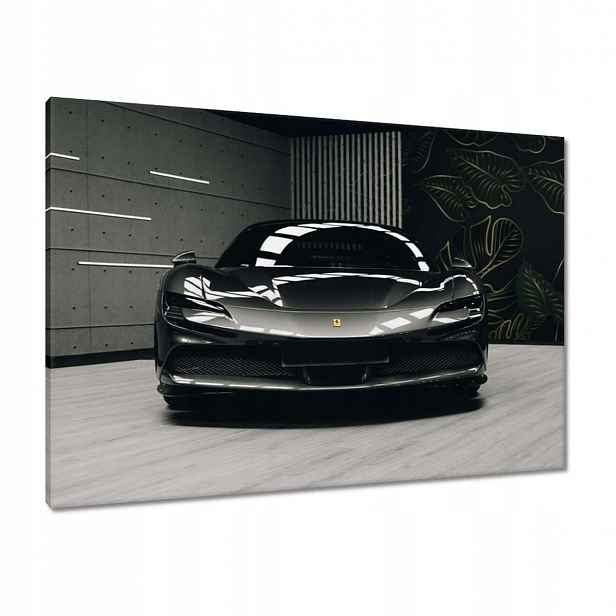 Obrazy 100x70 Černé Ferrari Auto