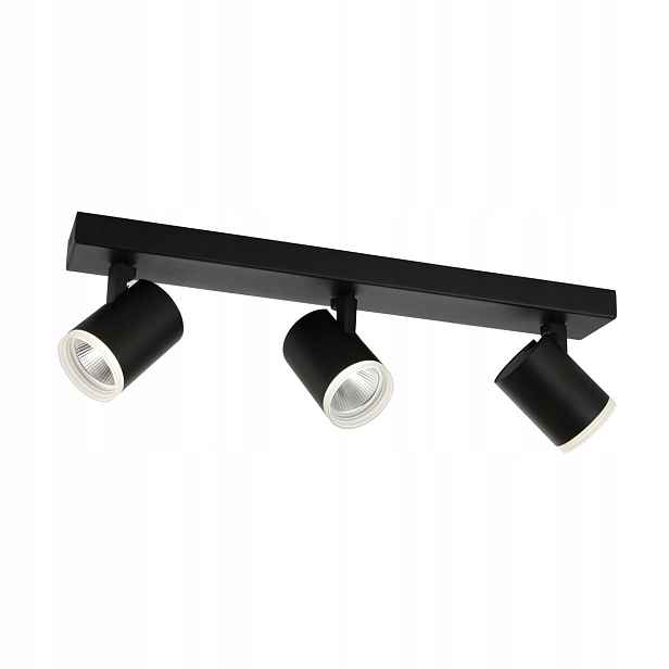 Italux Helvia stropní reflektor 3x Led 15W 4000K černý pohyblivý