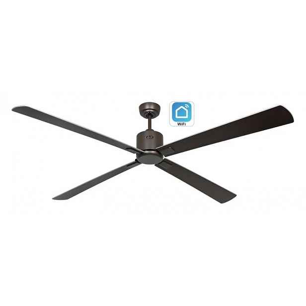 CasaFan 949411W Eco Neo III WiFi, stříbrná a wenge, stropní ventilátor