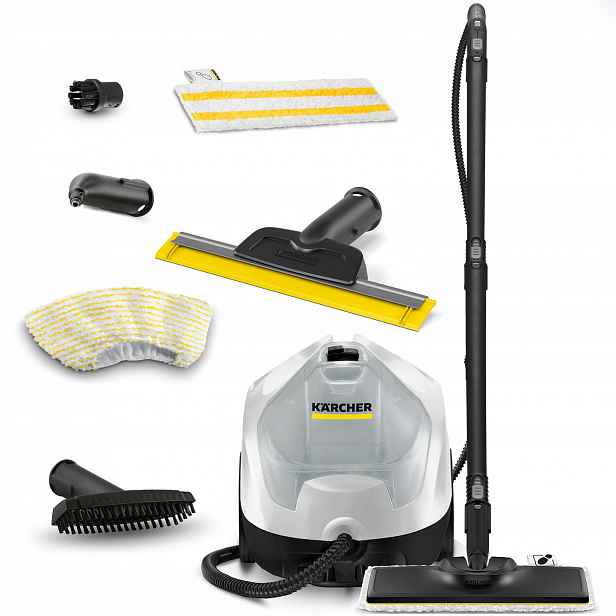 Karcher Parní Napařovač Sc 4 Easyfix Parní Mop Čistič Okenní Tryska Sada XXL
