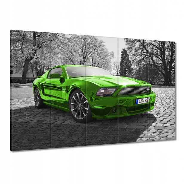 Obrazy 100x70 Zelený Ford Mustang Usa