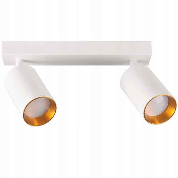 Polux Lampa Maribel 2xGU10 IP20 Bílá se zlatými kroužky
