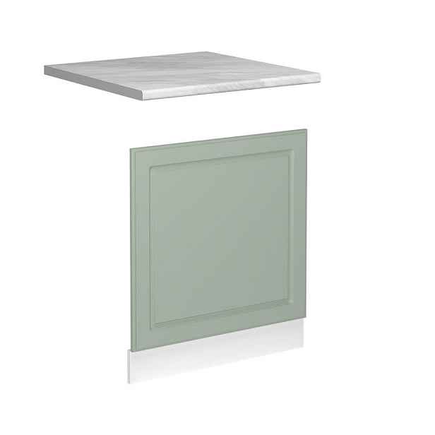 Vicco PŘEDNÍ PANEL R-Line, Mint venkovský dům/Bílá, 60 cm pracovná doska Mramor