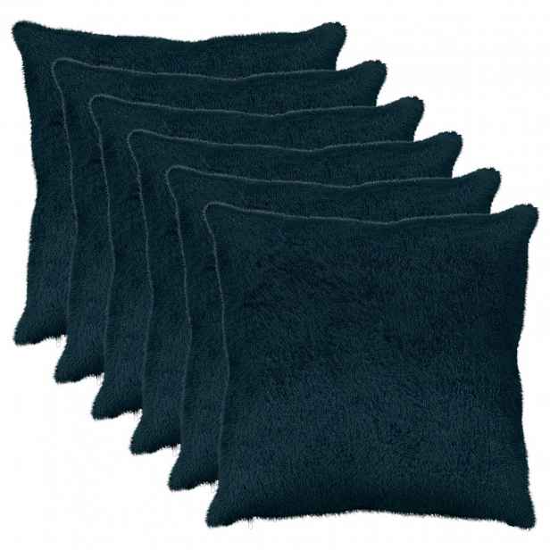 vidaXL Povlak na polštář 6 ks HEERLEN Námořnická modrá 65 x 65 cm