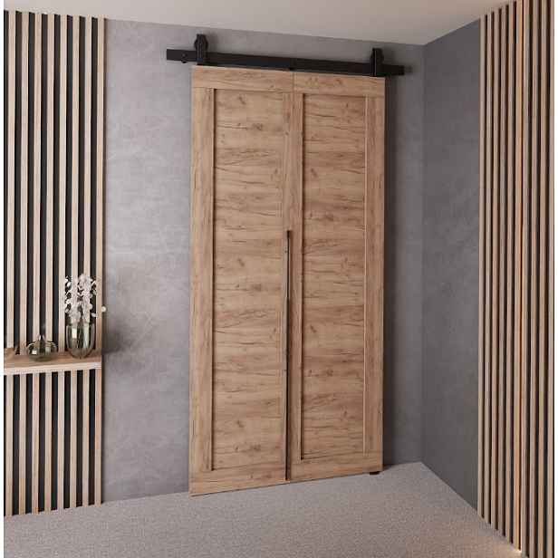 KIER Posuvné dveře QUDIO M1 | 80 cm Barva: Dub craft zlatý