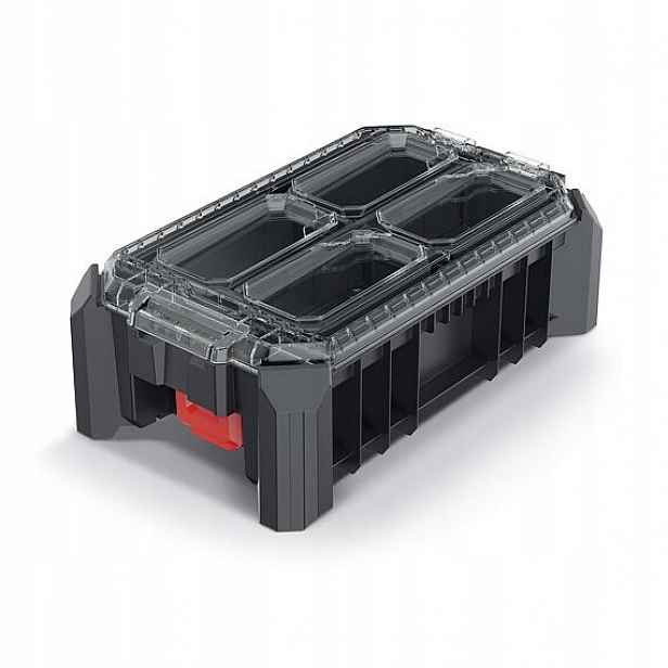 Kistenberg organizér Msx 228*368*126mm, černý, vyjímatelné boxy