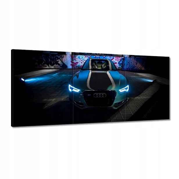 Obrazy 150x70 Modré Audi Auta