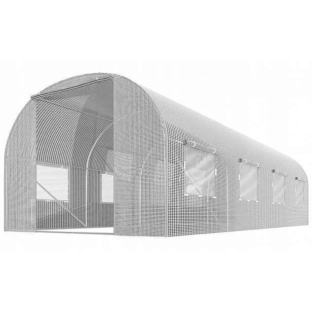Plonos 4972-B Zahradní fóliovník 2 x 4,5 m, 140 g/m², bílý