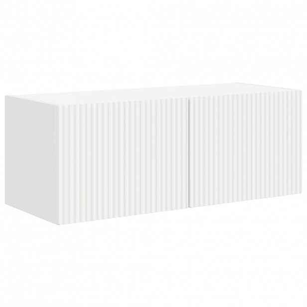 vidaXL TV wall cabinet 78,5 x 30 x 29,5 cm Bílá Kompozitní dřevo