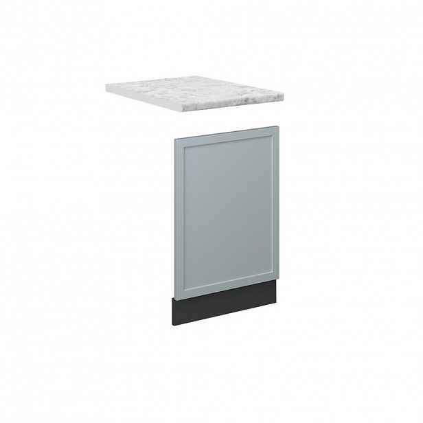 Vicco PŘEDNÍ PANEL Fame-Line Světle modrošedá 45 cm , PD Mramor