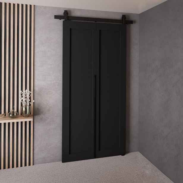 KIER Posuvné dveře QUDIO M1 | 80 cm Barva: Černá