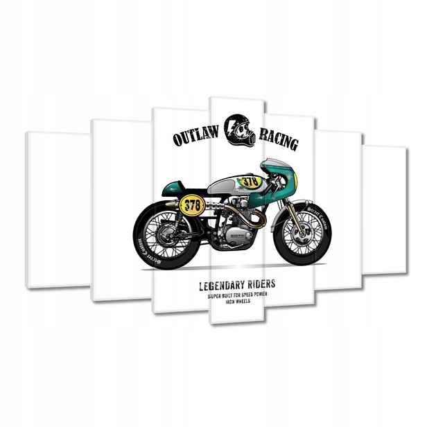 Obrazy 140x80 Motocykl Zabytek Vintage